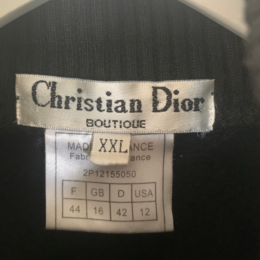 Rare Vintage Dior Padlock Zip Ladies Sweater. - Picture 4 of 5